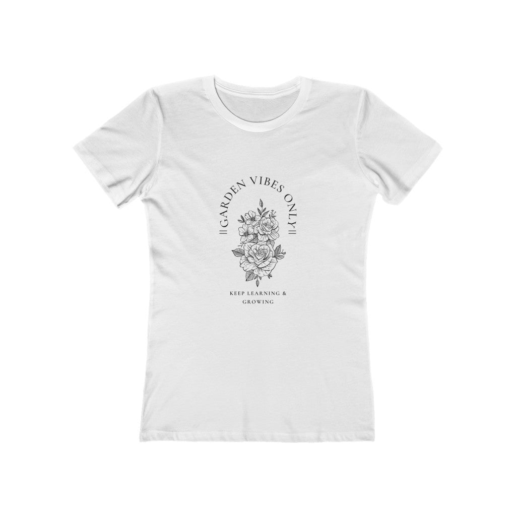 "Garden Vibes Only" Boyfriend Tee