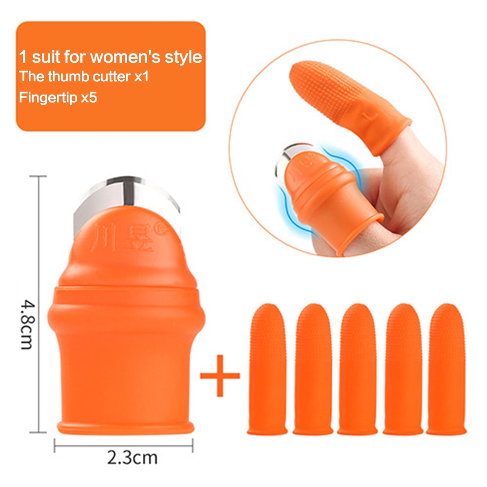 6pc Garden Finger Knife for Vegetable Picking