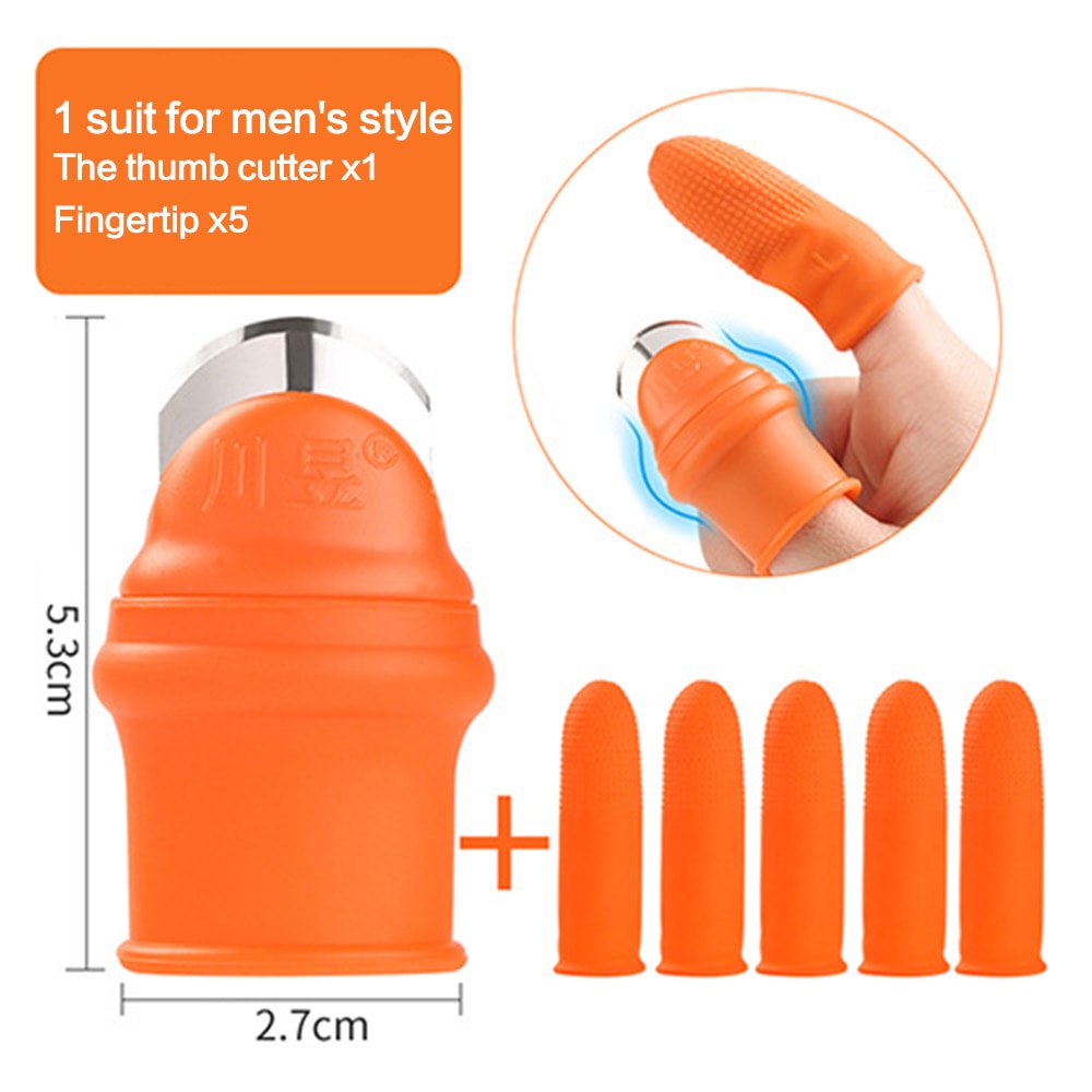 6pc Garden Finger Knife for Vegetable Picking